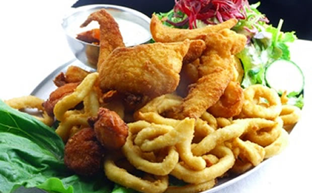 Fresh seafood at Sofia